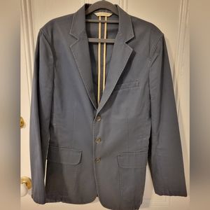Rag & Bone Cotton Blazer Blue Size 38